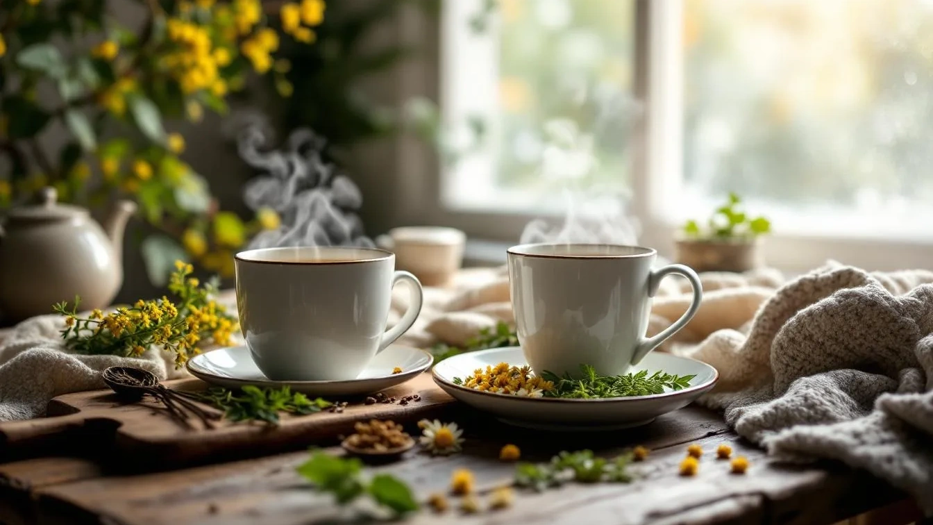 Bylinkové čaje pro zimní období: Objevte 3 tradiční české recepty místo lékárny