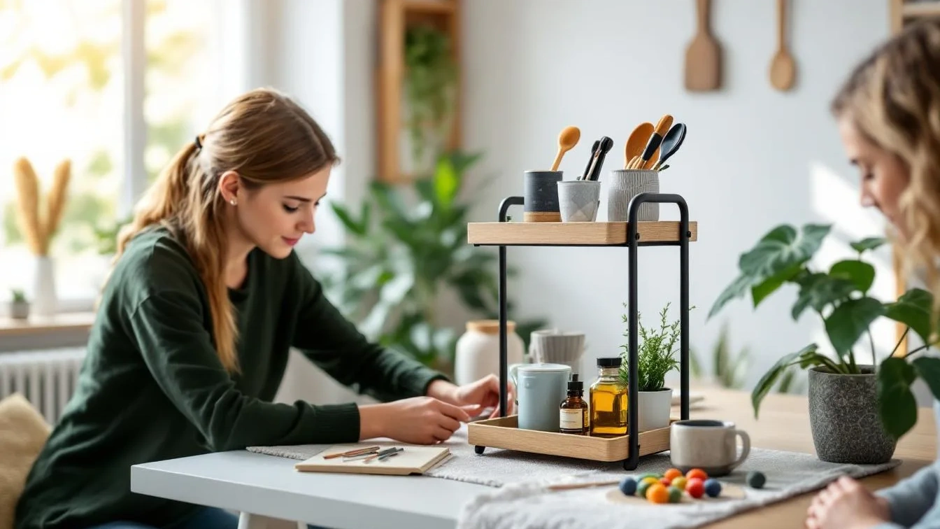 Domácí kutilové odhalili, jak za 5 sekund vytvořit dvoupatrový úložný stojánek bez nářadí