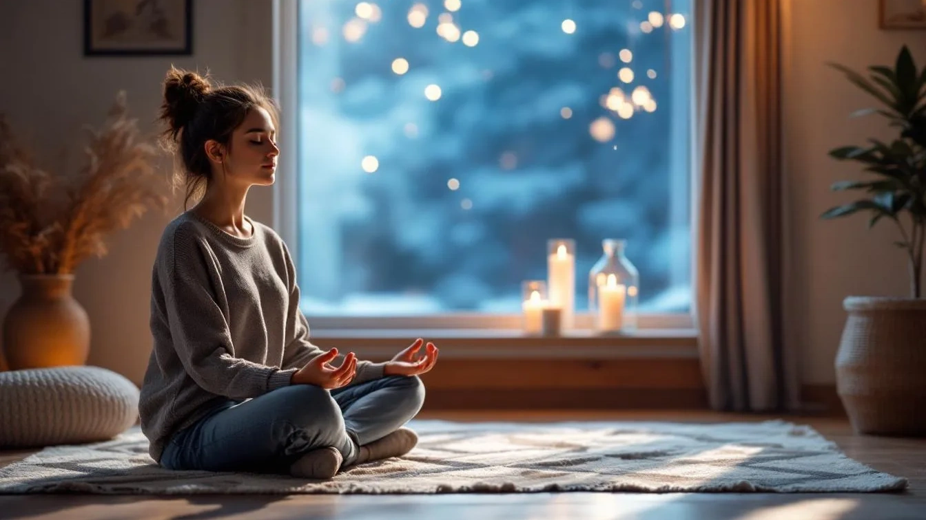 Moje první kroky ve všímavé meditaci: Jak jsem během pár minut zkrotila únorový stres