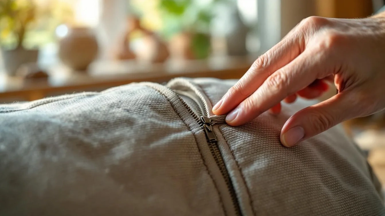 Než roztrháte látku: Jednoduché tipy, jak opravit zaseklý zip na polštáři nebo pohovce