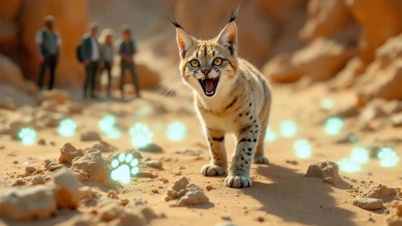 Zoologové odhalují záhadu: Proč vzácná pouštní kočka ve skutečnosti štěká jako pes?
