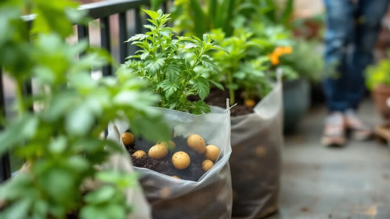 Brambory v pytli: Jak mít vlastní úrodu i na panelákovém balkoně