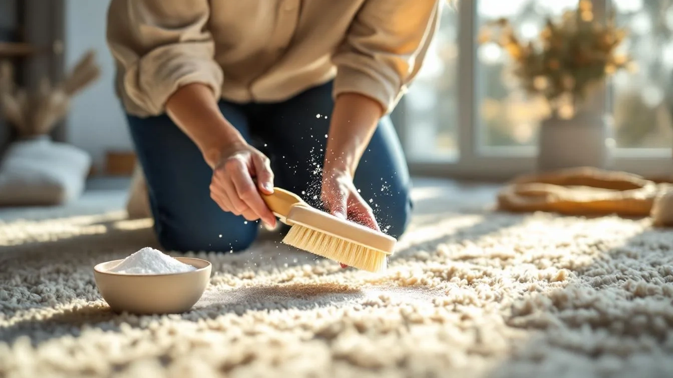 Jak vyčistit koberce v celém bytě bez vysavače a stačí vám na to jen 10 minut času