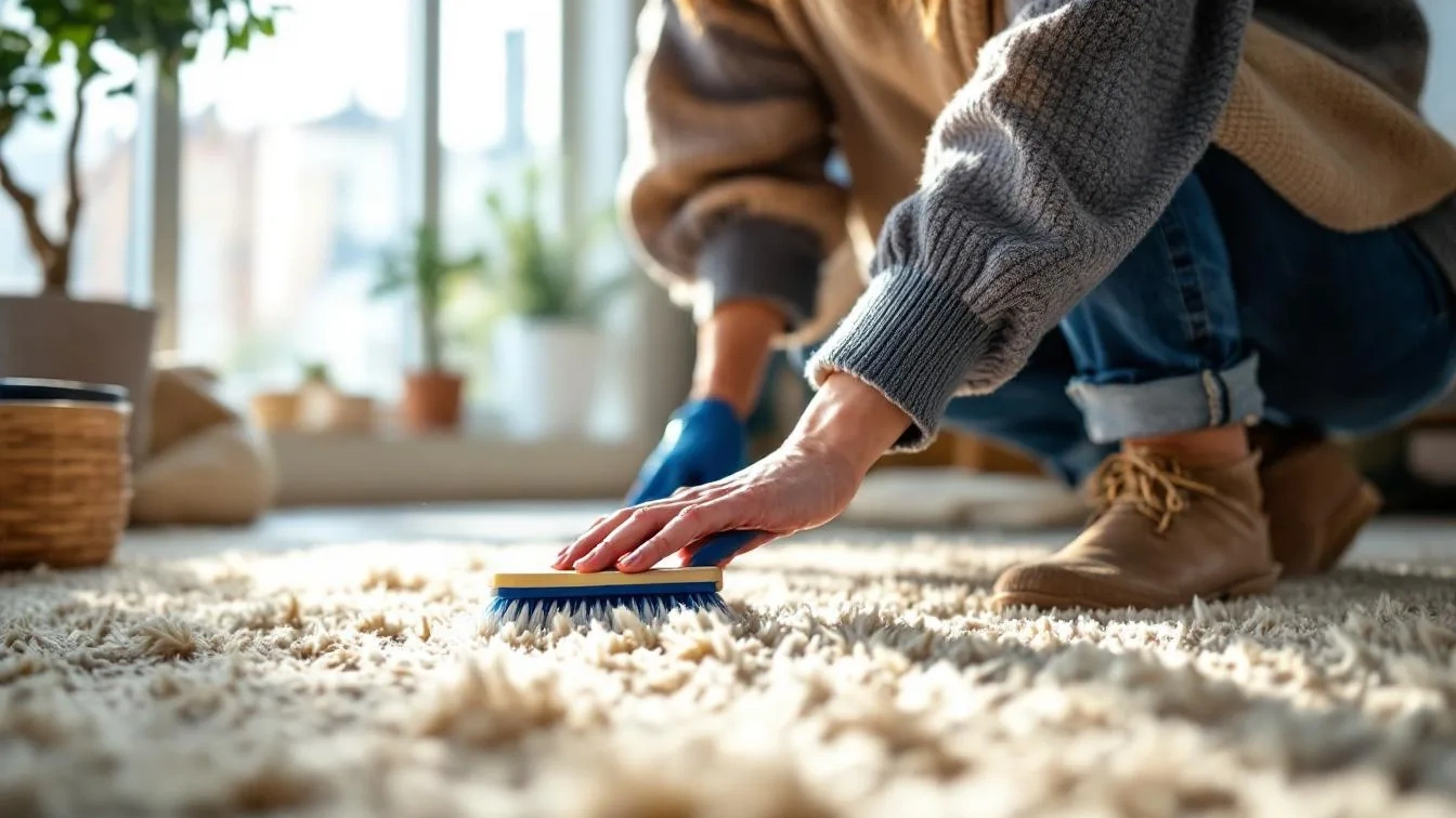 Jak vyčistit koberce v celém bytě bez vysavače a stačí vám na to jen 10 minut času
