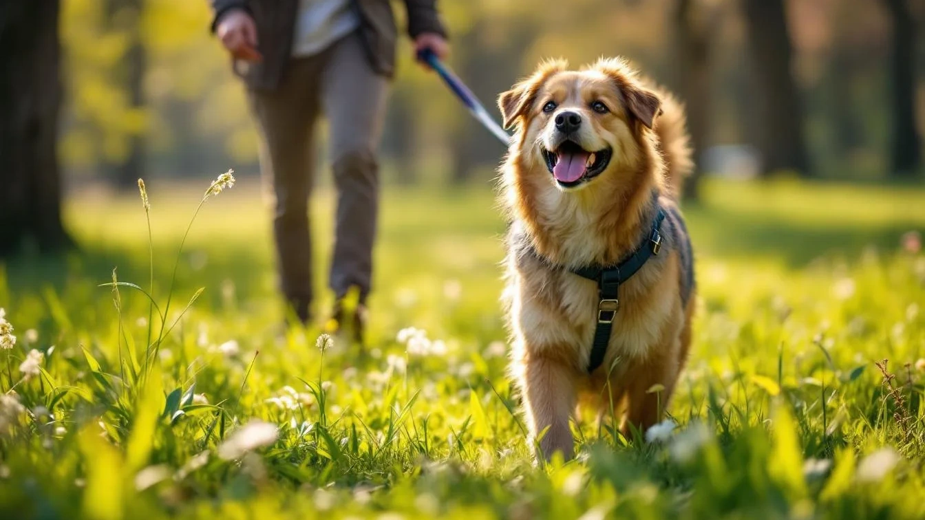 Nebezpečí při venčení v březnu číhá v trávě a proč pes nesmí jíst první jarní stébla