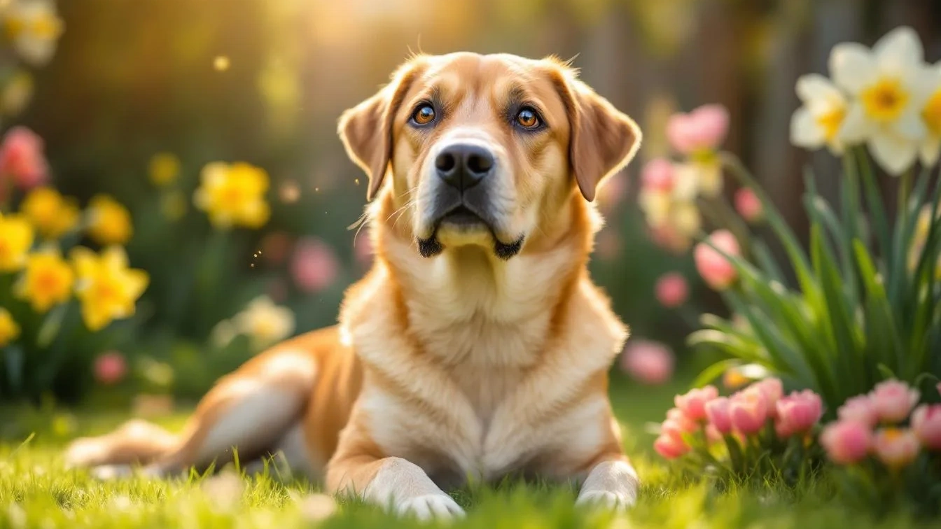 Pes a jarní alergie: Jak poznat, že vašeho mazlíčka trápí pyl a ne blechy?