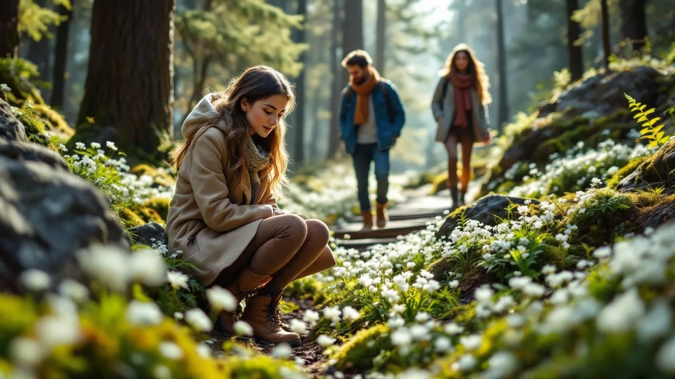 Skrytý klenot Šumavy kde už teď kvetou tisíce bledulí je ideálním cílem na březnový výlet