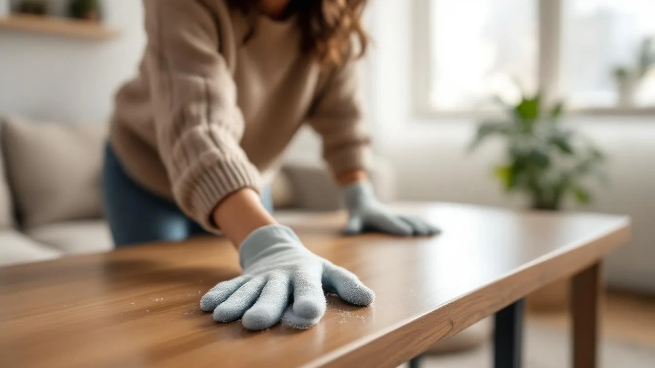 Trik s vlhkou rukavicí opravdu funguje a zbaví váš byt kočičích chlupů za pár vteřin