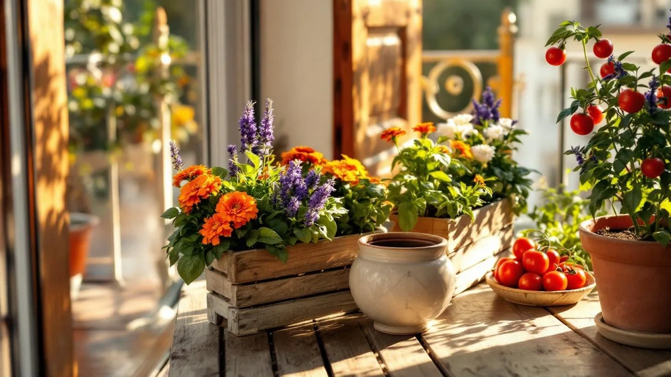 Zahradní truhlíky na balkoně: Co všechno můžete vysadit už tento víkend?